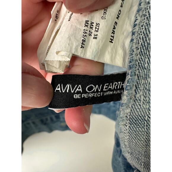 King Of My Life Fall Denim Jacket By Sour Fruit sz L Retro Y2K Distressed Street - Picture 5 of 9